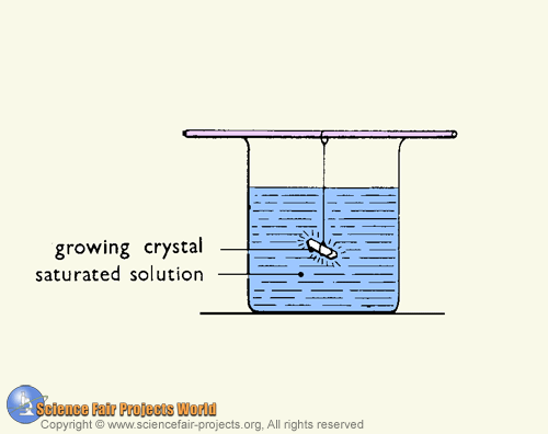 growing a crystal