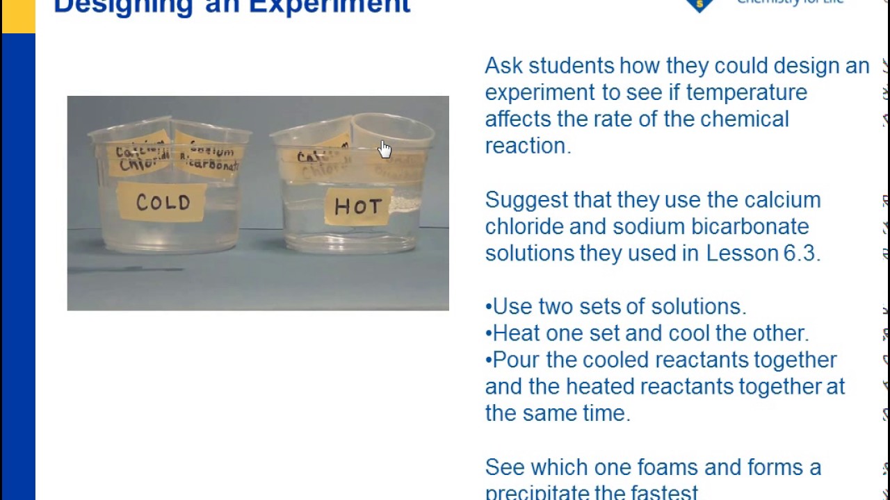 Chemical Kinetics - Measuring Reaction Rates with Temperature